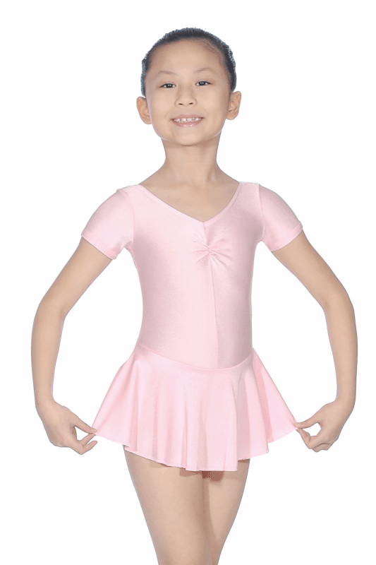 Pink skirted best sale leotard