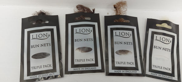Hair Nets -Fine Bun Nets ( 3 Pack)